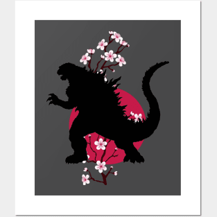 godzilla sakura Posters and Art